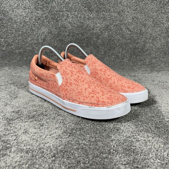 Nike Court Legacy CZ1752-800 Women’s Size 9 Pink Madder Root Slip On Shoes Used - Picture 2 of 12